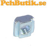 8-pack. T-Spår mutter M5x9.5, aluminiumprofil 20-serie