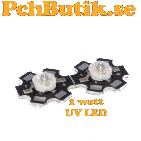 2-pack. 1 Watt UV LED