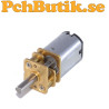 DC motor med växel 100 varv per minut