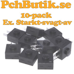 10-pack, ON-ON-OFF brytare.