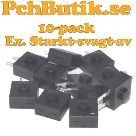 10-pack, ON-ON-OFF brytare.