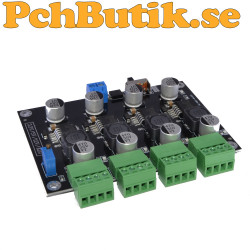 En spänning in 4 olika ut. DC-DC-omvandlare