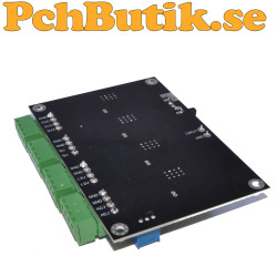 En spänning in 4 olika ut. DC-DC-omvandlare