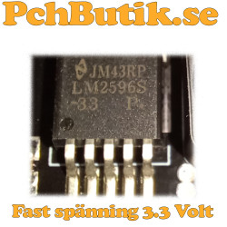 En spänning in 4 olika ut. DC-DC-omvandlare