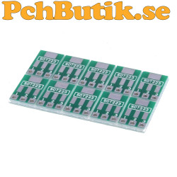 10-pack SOT223/SOT89 adapters till 2.54 mm