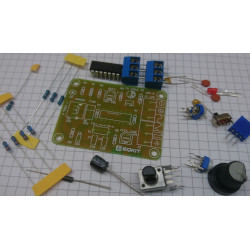 Funktionsgenerator i byggsats. 500-7.5 KHz. Fyrkant, sin och triangel-våg