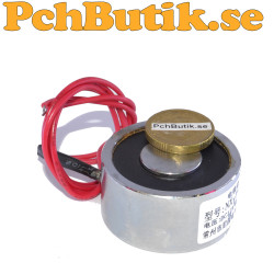 Kraftfull elektromagnet 12V 30kg hållkraft
