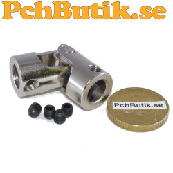 Universalkoppling 8x8mm flexibel axelkoppling i stål
