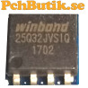 W25Q32 SPI flash memory module 4MB for microcontroller storage