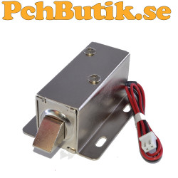 SOLENOID LÅS 12 VOLT, ELEKTROMAGNET 7 WATT