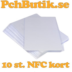 NFC vita kort Ntag213 10-pack för trådlös dataöverföring