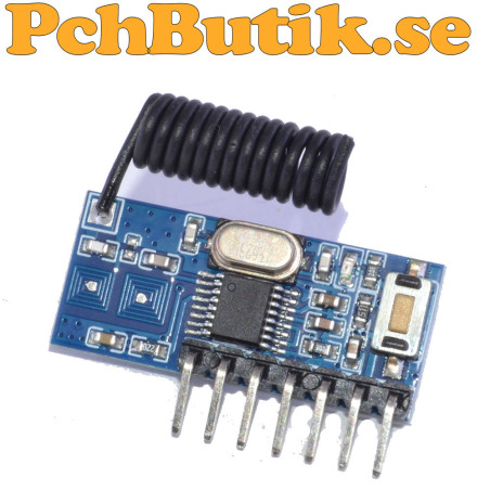 433 MHz wireless receiver module with EV1527 and PT2262 support