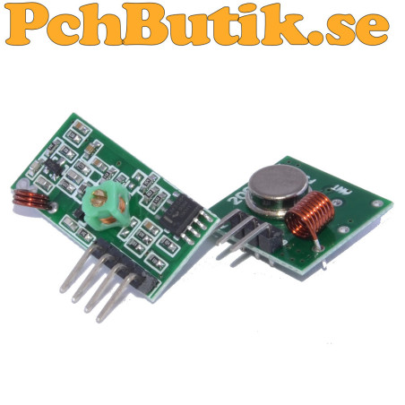 443MHz trådlöst sändar och mottagar kit MX FS och MX RM 5V