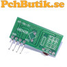 433 MHz receiving module for wireless data transmission and remote control