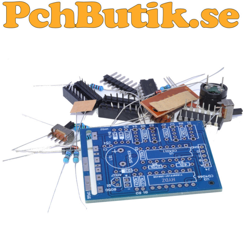 DIY byggsats med 16 elektroniska ljud för avancerade elektronikprojekt