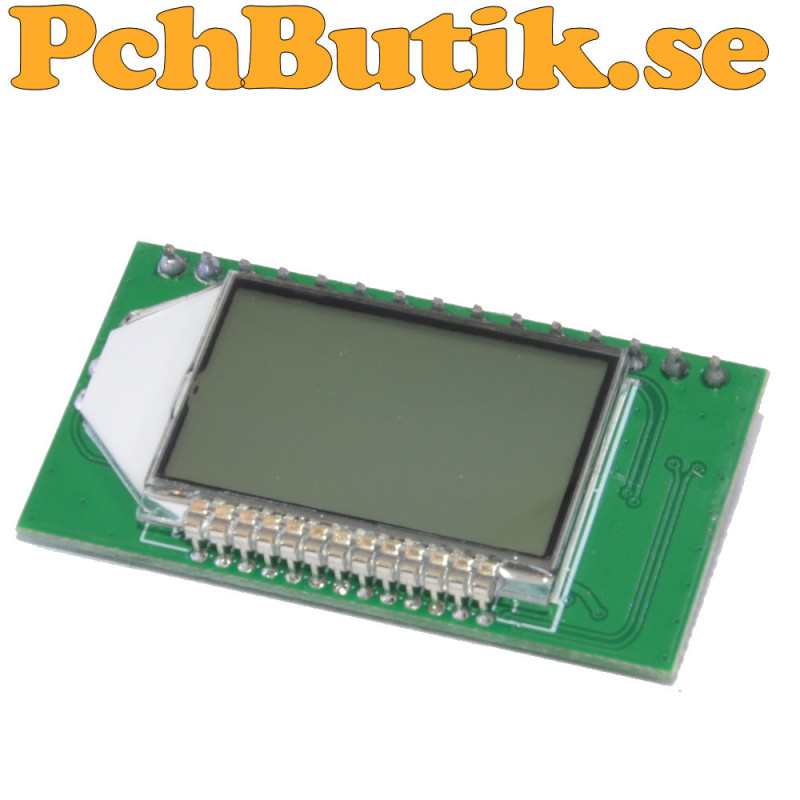 Digital FM stereosändarmodul med LCD-display och UART-styrning