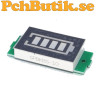 Lithium Battery Capacity Indicator with LED Display