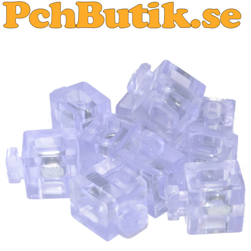 Rotating spacer block for 2020, 3030, 4040 and 4545 aluminum profiles