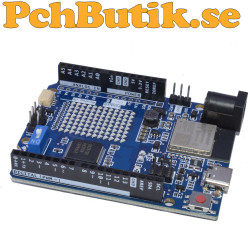 UNO R4 WiFi compatible development board with WiFi, Bluetooth and built-in 12x8 LED matrix