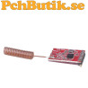 433 MHz CC1101 wireless RF transceiver module with SPI and spring antenna