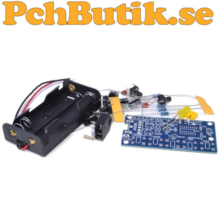 76 till 108 MHz FM Radio DIY Kit med SMD-komponenter och HEX3653
