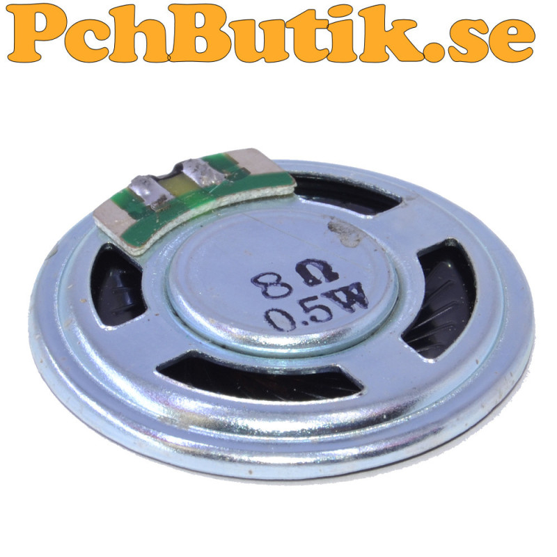 0,5W 8 Ohm högtalare 36 mm för elektronikprojekt och ljudapplikationer