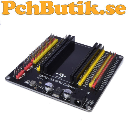 ESP32-S3 GPIO expansionskort för flera stiftavstånd