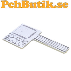 ESP32-WROOM-32 breadboardkort för enkel montering och utveckling