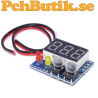 Digital DC voltmeter 0-99.9 V with programmable over and under voltage alarm