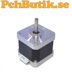 NEMA 17 hybrid stepper motor 17HS4401 with 1.8 degree step angle and 1.5 A rated current
