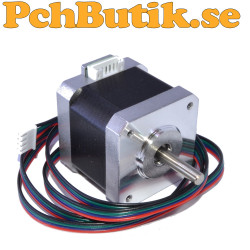 NEMA 17 hybrid stepper motor 17HS4401 with 1.8 degree step angle and 1.5 A rated current