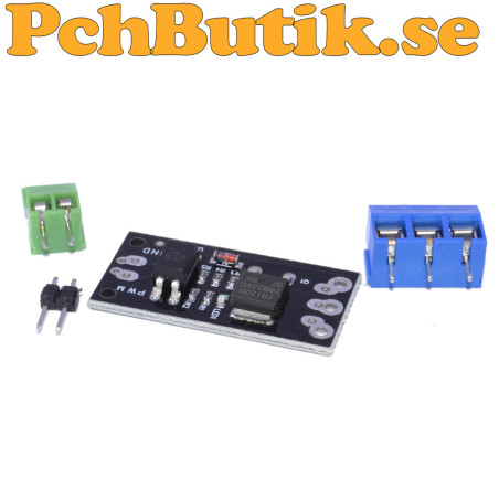 FR120N isolerad MOSFET-modul för PWM och styrning av DC-laster