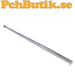 Teleskopantenn med 5 sektioner och justerbar längd 7-25 cm