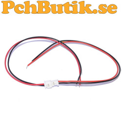 5 st. Micro JST XH1.25 2P hona med kabel, och hane med kabel