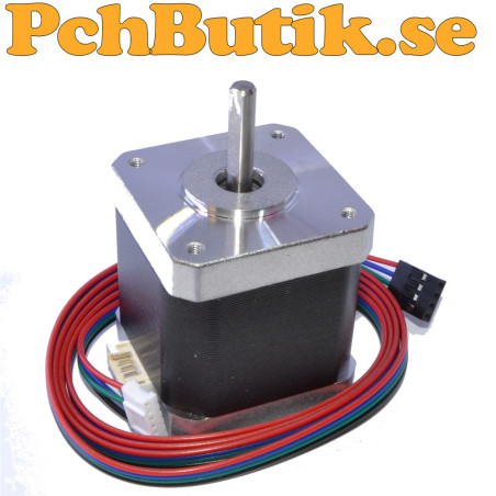 NEMA 17 hybrid stepper motor 42HB34F08AB with 1.8 degree step angle