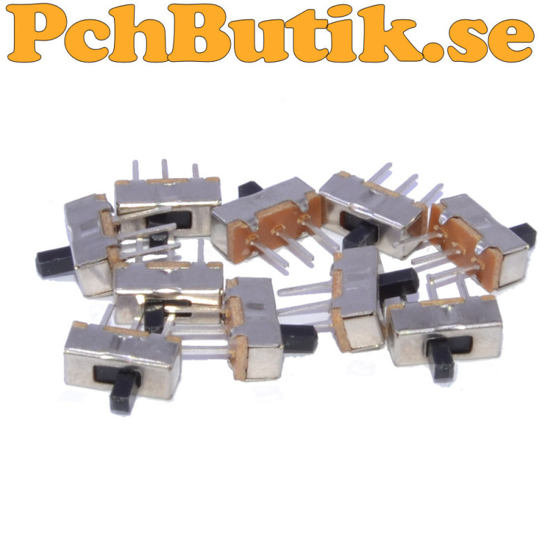 10pcs, Strömbrytare, Passar kopplingsdäck mm