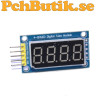 74HC595 4 digit 0.4 inch red 7 segment display with daisy chain