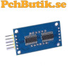 74HC595 4 digit 0.4 inch red 7 segment display with daisy chain