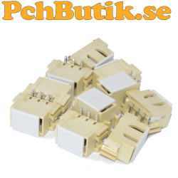 XH2.54 3P vertikal SMD kontakt som även kan monteras som THT