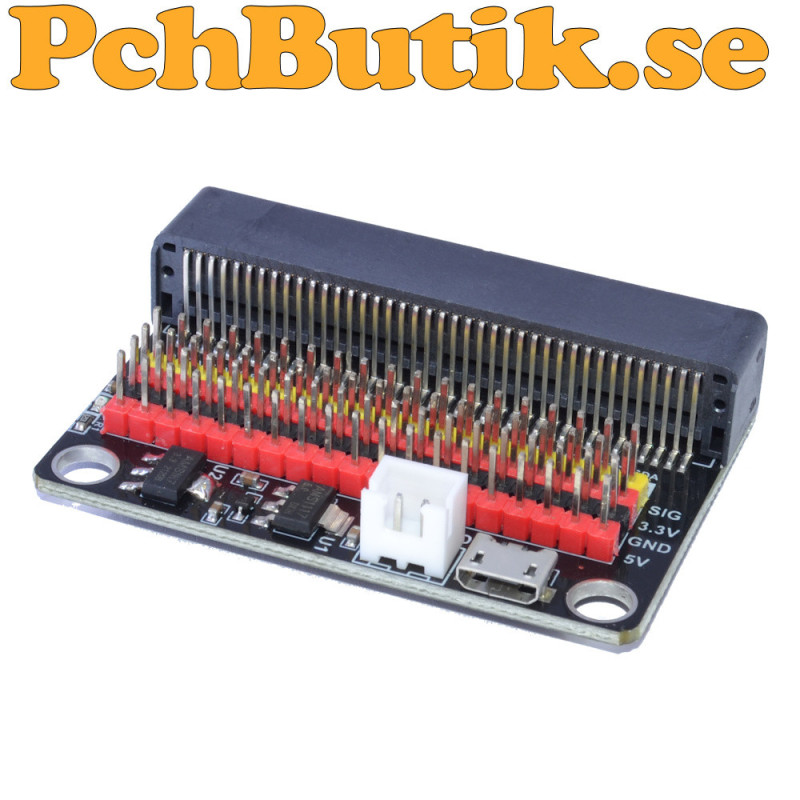 Micro:Bit Compatible GPIO Expansion Board with Mini Buzzer and LEGO Holes