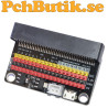 Micro:Bit kompatibelt GPIO expansionskort med mini buzzer och LEGO hål