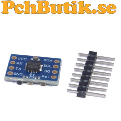 GY-25 MPU-6050 lutningsmodul med seriell kommunikation och färdig vinkeldata