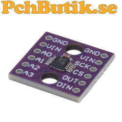 ADS1118 16 bitars ADC modul med SPI och intern temperatursensor