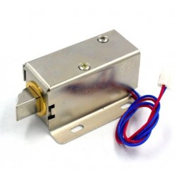 Solenoid lås 12 Volt, elektromagnet 7.5 Watt