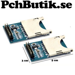 SD kort läsare modul. Passar Arduino 2-Pack