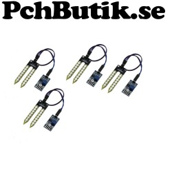 4-Pack. Aktiv sensor för jordfukt justerbar, passar Arduino mm.