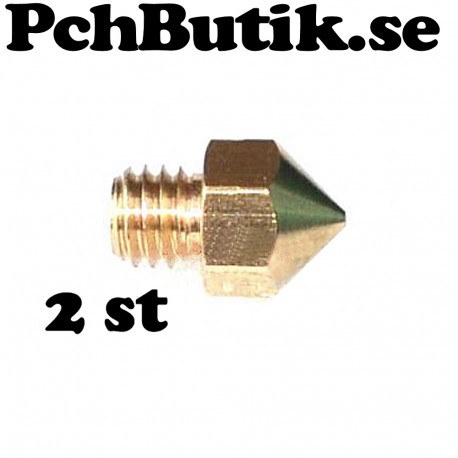 2 st. Munstycke 0.3mm passar till 3D skrivare. MK7, MK8