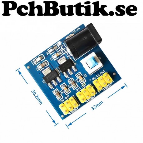 DC-DC 3.3V 5V 12V Multi Output Voltage Conversion Module