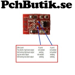 NYTT PÅ LAGER. TTP223 Self Locking Touch Button Module