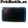 OLED display 2.42 tum,med 128x64 vita pixlar. SPI, SSD1309